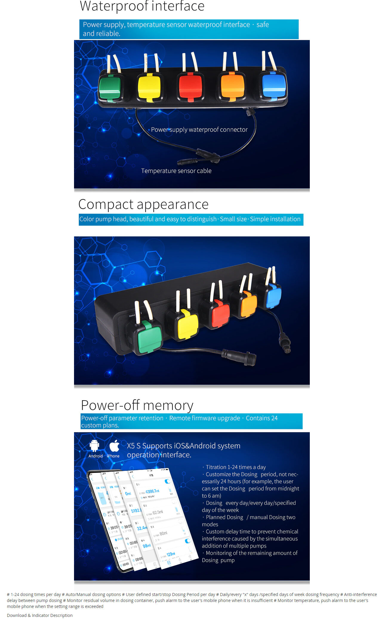 Shop Kamoer X5S 5 Channel Dosing Pump Reeftopia Australia's